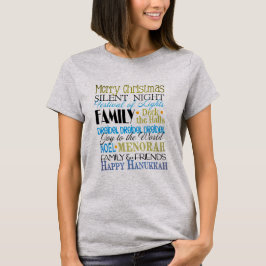 Happy Hanukkah familie en vrienden T-shirt