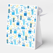 Happy Hanukkah Favor Box Bedankdoosjes (Achterkant)