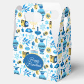 Happy Hanukkah Favor Box Bedankdoosjes (Geopend)