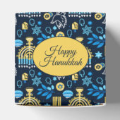 Happy Hanukkah Favor Box Bedankdoosjes (Bovenkant)