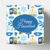 Happy Hanukkah Favor Box Bedankdoosjes (Bovenkant)
