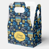 Happy Hanukkah Favor Box Bedankdoosjes (Geopend)