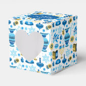 Happy Hanukkah Favor Box Bedankdoosjes (Voorkant Zijde)