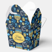 Happy Hanukkah Favor Box Bedankdoosjes (Geopend)