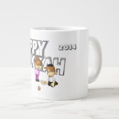 Happy Hanukkah-feestdag - Grote Koffiekop (Voorkant rechts)