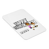 Happy Hanukkah-feestdag - Magneet (Rechterzijde)