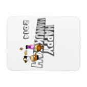 Happy Hanukkah-feestdag - Magneet (Horizontaal)