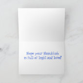 Happy Hanukkah Feestdagen Kaart (Binnen)