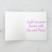 Happy Hanukkah Feestdagen Kaart (Binnen)