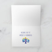 Happy Hanukkah Feestdagen Kaart (Binnen)