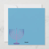 Happy Hanukkah Feestdagenkaart (Achterkant)