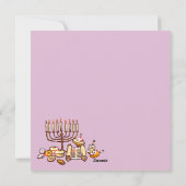 Happy Hanukkah Feestdagenkaart (Achterkant)