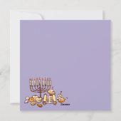 Happy Hanukkah Feestdagenkaart (Achterkant)