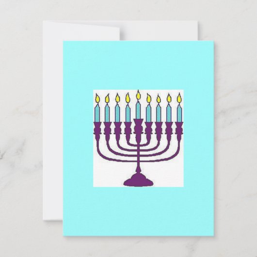 Happy Hanukkah Feestdagenkaart (Voorkant)