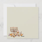 Happy Hanukkah Feestdagenkaart (Achterkant)