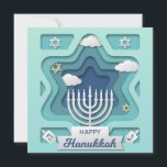 Happy Hanukkah Feestdagenkaart<br><div class="desc">Happy Hanukkah</div>