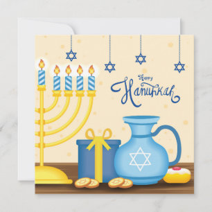 Happy Hanukkah Feestdagenkaart