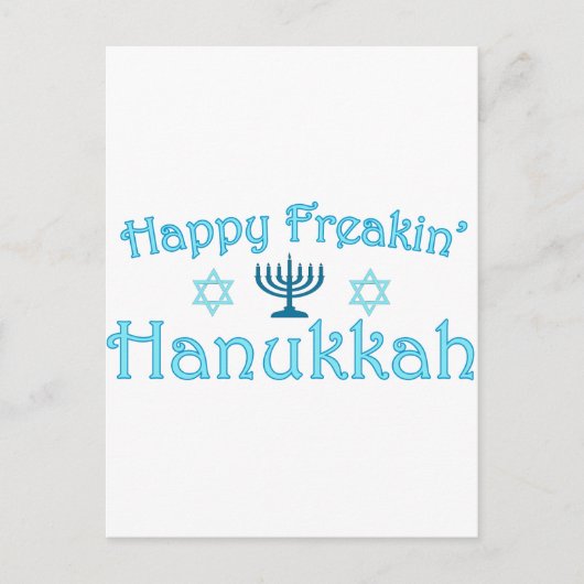 happy hanukkah feestdagenkaart (Voorkant)