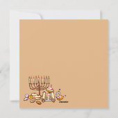 Happy Hanukkah Feestdagenkaart (Achterkant)