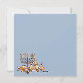Happy Hanukkah Feestdagenkaart (Achterkant)