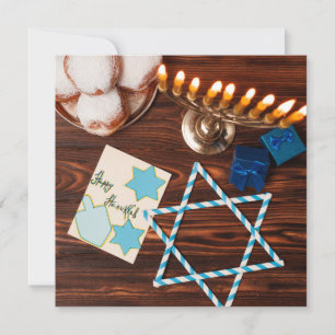 Happy Hanukkah Feestdagenkaart