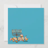 Happy Hanukkah Feestdagenkaart (Achterkant)