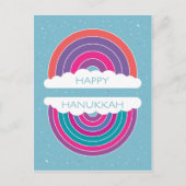 Happy Hanukkah Feestdagenkaart (Voorkant)