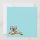 Happy Hanukkah Feestdagenkaart (Achterkant)