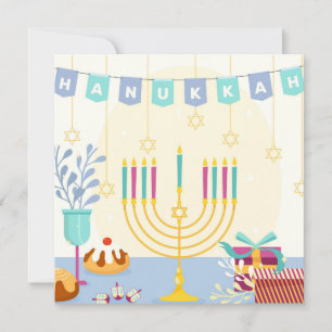 Happy Hanukkah Feestdagenkaart