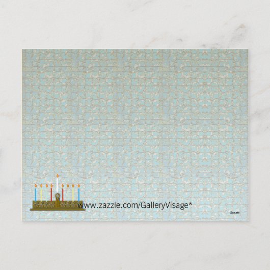 Happy Hanukkah Feestdagenkaart (Achterkant)