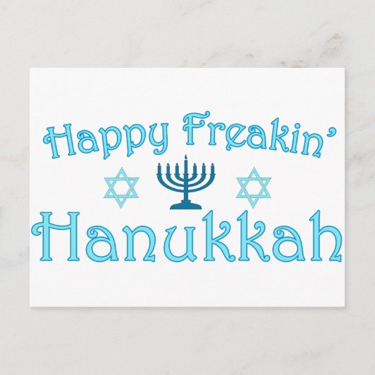 happy hanukkah feestdagenkaart (Voorkant)