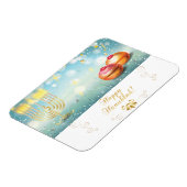 Happy Hanukkah Festival feestelijke decoratie Magneet (Linkerzijde)