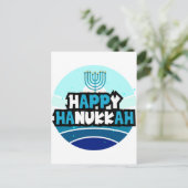 Happy Hanukkah - festival van lichten Briefkaart (Staand voorkant)
