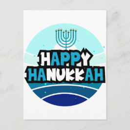 Happy Hanukkah - festival van lichten Briefkaart