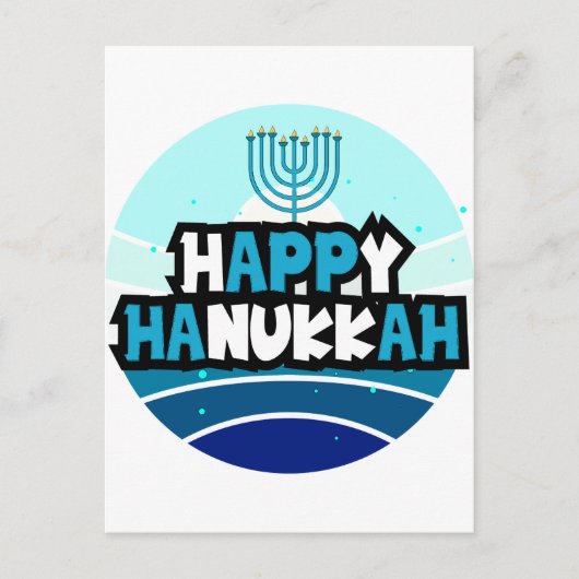 Happy Hanukkah - festival van lichten Briefkaart (Voorkant)