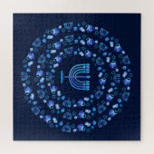 Happy Hanukkah Festival van Lights Paty Mandala Legpuzzel (Horizontaal)