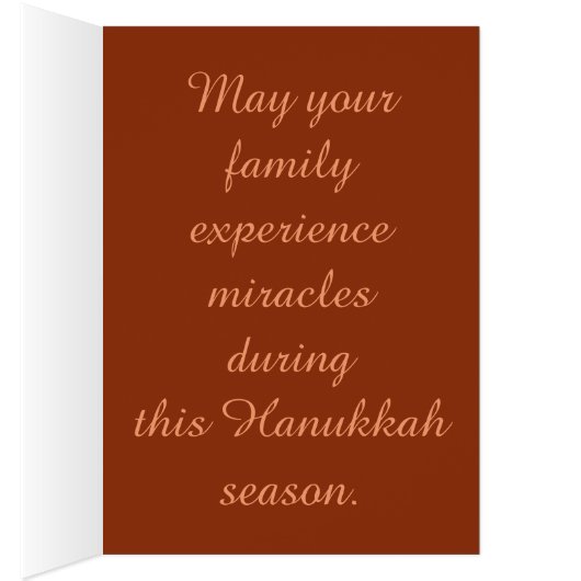 Happy Hanukkah Festive Lights (Binnen (Rechts))