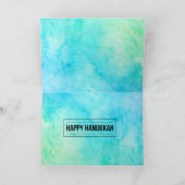 Happy Hanukkah 🕎 Folded Holiday Kaart (Binnen)