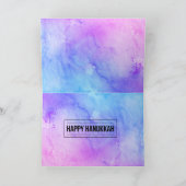 Happy Hanukkah 🕎 Folded Holiday Kaart (Binnen)