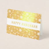Happy Hanukkah Folie Kaarten (Voorkant)