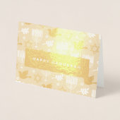 Happy Hanukkah Folie Kaarten (Voorkant)