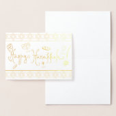 Happy Hanukkah Folie Kaarten (Display)