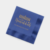 Happy Hanukkah Folie Servetten (Links)
