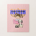 Happy Hanukkah Friends Legpuzzel<br><div class="desc">Happy Hanukkah voor al onze vrienden,  meisjes en jongens en kinderen van alle leeftijden.  Chanoekaspuppy dogs maken van de vakantie een nog beter geschenk.</div>