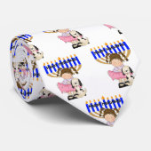 Happy Hanukkah Friends Stropdas (Opgerold)