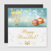 Happy Hanukkah Frstival feestelijke decoratie magn (Voorkant / Achterkant)