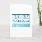 Happy Hanukkah| Funny Holiday Card Kaart (Achterkant)