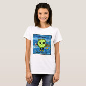 Happy Hanukkah | Funny Holiday Pickle T-shirt (Voorkant volledig)
