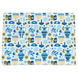 Happy Hanukkah Gift Bag Groot Cadeauzakje