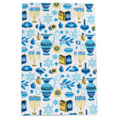 Happy Hanukkah Gift Bag Medium Cadeauzakje (Voorkant)